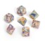 Polyhedral 7-Dice Set CHX27440 - Festive Carousel/White